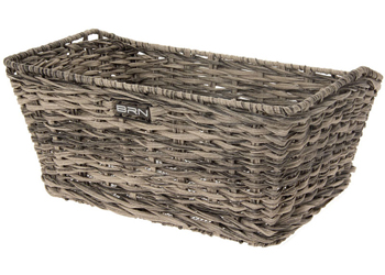 brn vintage&nbsp;Cesto Eco-Rattan Rettangolare